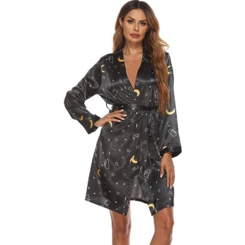 Женские шелковые халаты Filleenfant China At AliExpress