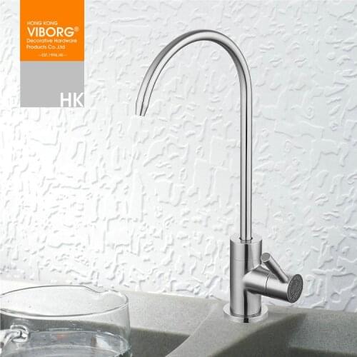 Viborg Sus304 Stainless Steel Kitchen Filtered Drinking Water Filter Tap Faucet Purifier Filtration Reverse Osmosis Systems Tap