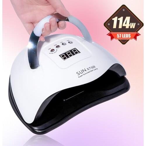 Dmoley UV Led Lamp Nail Dryer 114W For All Types Gel 57 PCS LED Lamp for Nails New Design Nail Art Manicure Tools