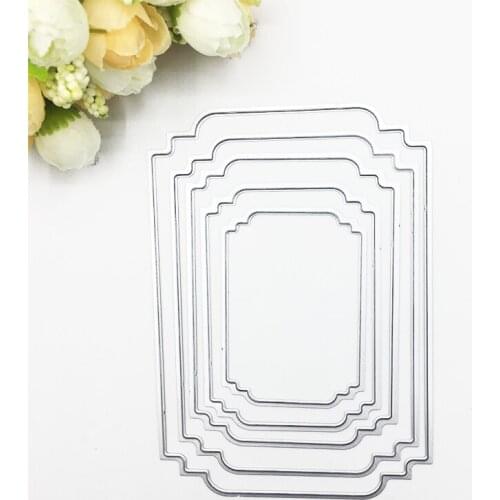 Julyarts 2019 New Arrived Irregular Figure Metal Cutting Die For Scrapbooking Wedding Invition Card Making Decor