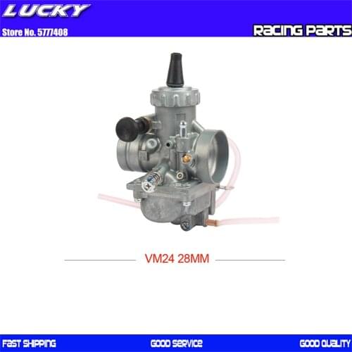 Motorcycle Carburetor VM24 PE28 28mm Carb For Mikuni For Suzuki For Honda For Yamaha 65 80 85 100 125 175 Dirt Pit Bike ATVs
