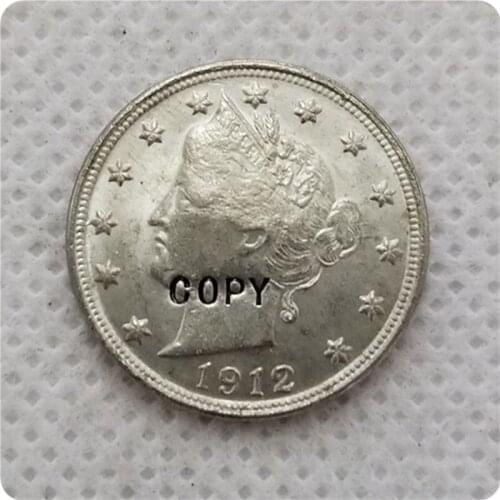 COPY REPLICA 1912-P,S,D Liberty Head V Nickel COPY