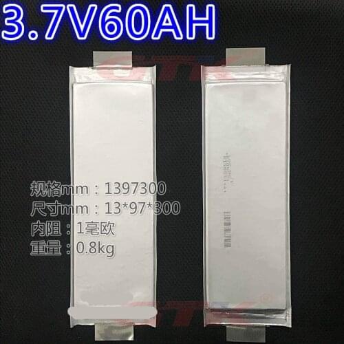 3.7v 60Ah Li-polymer Bateria 3.7v 50Ah Lipo Battery DIY 12v 24v 48v 60ah Electric scooter EV Solar AGV Car Ebike Ups battery