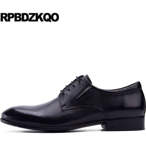 Men Casual Shoes Dress Famous Latest Footwear Fashion Italian Italy High Quality Designer Black Oxfords Flats Lace Up 2021 Brown