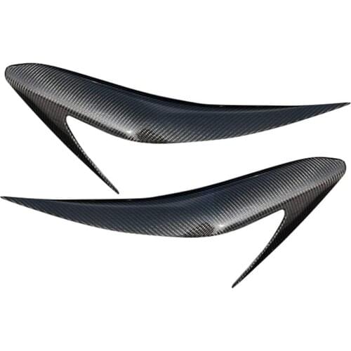 Carbon Fiber Headlight Cover Eyelid Eyebrow for 2013-2018 Subaru Forester