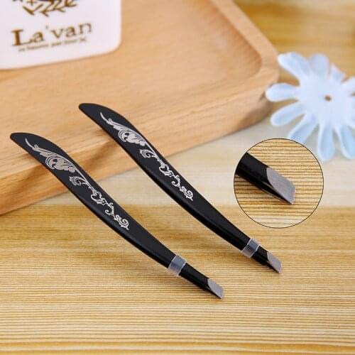 Eyebrow Tweezers Stainless Steel Facial Hair Removal Eyebrow Trimmer Eyelash Curler Makeup Beauty Makeup Tools TXTB1