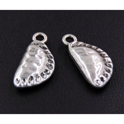 10PCS Silver Color Metal Food Dumplings Pendant Charms For Jewelry Making Diy Jewelry Charms Making Findings A2388