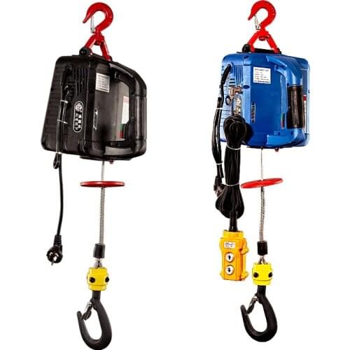 300KGS Portable Electric Hoist Winch Remote Control Traction Small Mini Crane 220V/110V