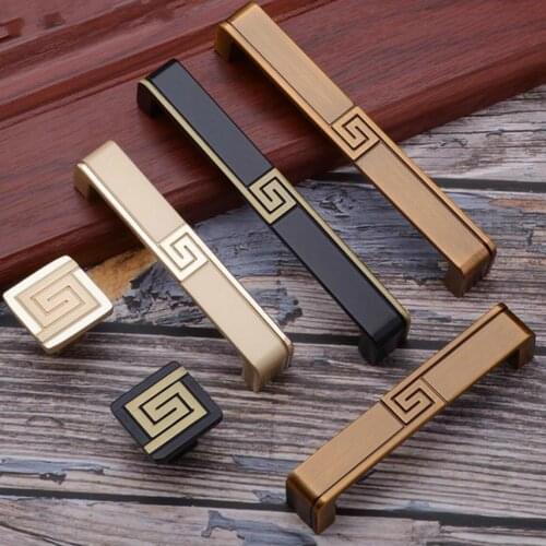 Luck Cloud Chinese Style Cabinet Handles Drawer Kitchen Door Zinc Alloy Furniture Hardware 1 lot
