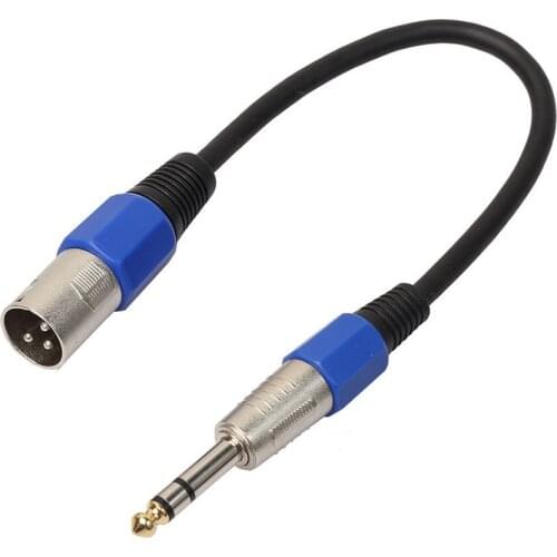 TRS 6.35mm (1/4 Inch) to 3 Pin XLR Balanced Cable, 1/4 Inch Male to Male TRS Cable Cord for Mic, Platform, DJ Pro and More