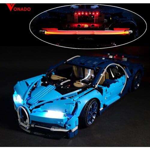 Led Light Compatible For Lego 42083 Bugatti Chiron 20086 technic race Car Building Blocks Toys Gifts (only light+Battery box)
