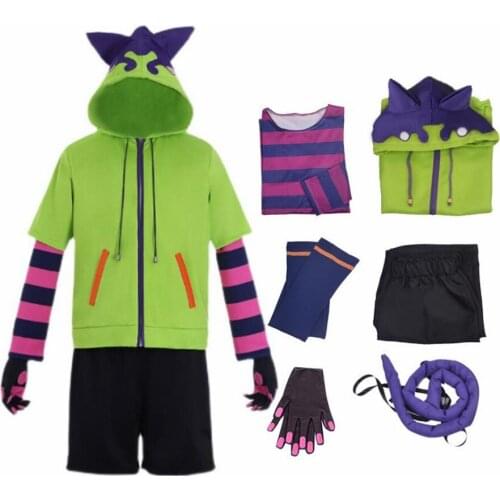 Anime Sk8 The Infinity Miya Chinen Hoodie Cosplay Costume Uniform Set And Wig