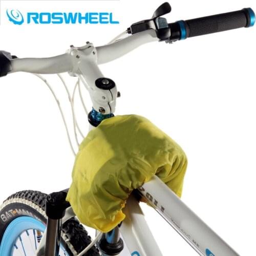 ROSWHEEL Bicycle Frame Front Bag Rain Cover Mountain Road Bike Cycling Pannier Bag Rain Cover for 12529 Bicycle Accessories