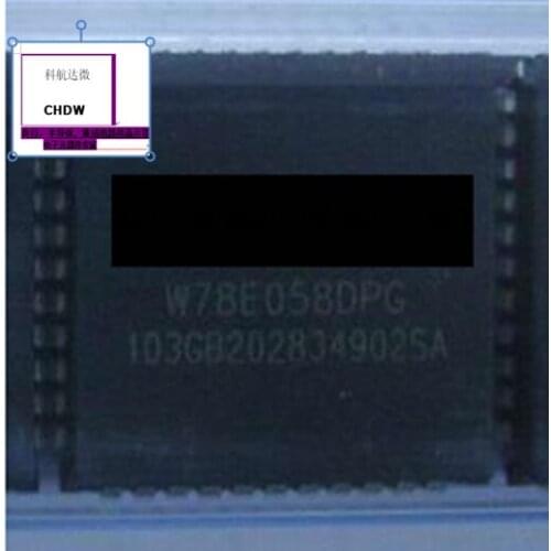W78E058DPG W78E058DPG PLCC44 NEW AND ORIGNAL IN THE STOCK