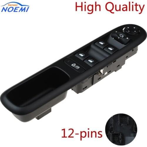 YAOPEI New 96650621ZD FL Master Power Window Switch For Peugeot 3008 5008 Hatchback Wagon Door Lifter Switch 6490X6