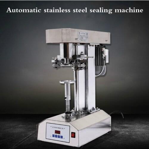 Automatic Can Capping Machine Stainless steel Can Sealing Machine PET bottles Sealing Machine Canned Food beer Plastic Seamer