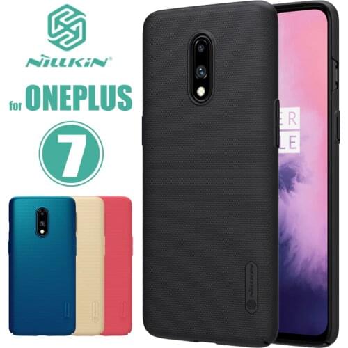 Oneplus 7 Case Nillkin Super Frosted Shield Ultra-Thin Hard 1+7 Slim Protective Back Cover Phone Case for Oneplus 7 Nilkin Case