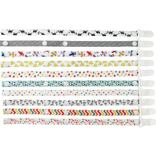 2019 Baby Ribbon Pacifier Clip Chain Holder Chupetas Soother Pacifier Clips Leash Strap Nipple Holder For Infant