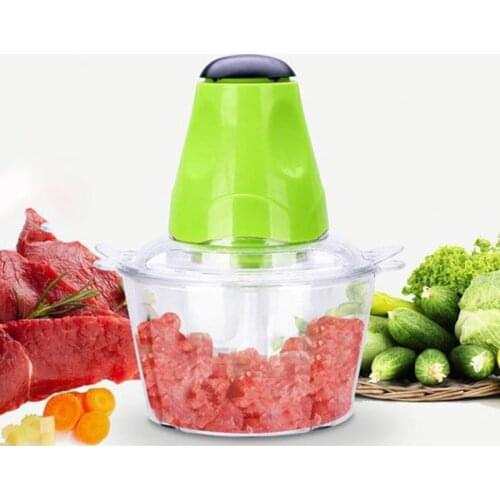 HOT!Food Chopper Electric Meat Grinder Machine Kitchen Aid,Mini Food Processor 2L Bowl Grinder For Meat Vegetables Fruits Food