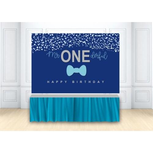 Baby Boy 1st Happy Birthday Party Background Mr Onederful Bow Ties Themed Birthday Wonderful Blue Photography Backdrop Wallpaper