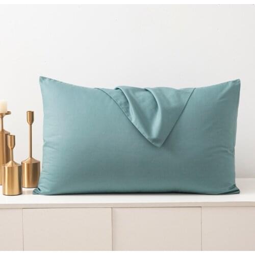 Long-Staple Cotton Pillowcase High Quality Pillow Case Solid Color Pillow Case Covers Bedding Pillow Covers