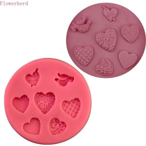 Love Mandarin Duck Fondant Cake Mold Fondant Tool Liquid Silicone Baking Tool Cake Mold Cake Decorating Chocolate Mold Soap Mold