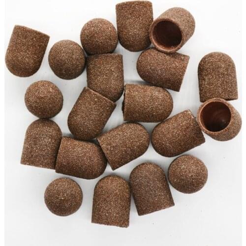 MAOHANG Beauty Nail Sanding Block Sleeves Nail Art Accessories 50pcs/lot Size 13*19mm Sanding Bands Nail Drill Manicure Tools