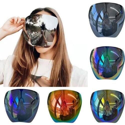 New HD Transparent Women Men Protective Faceshield Glasses Goggles Full Face Covered Spherical Lens Sunglasses Anti-Spray Mask