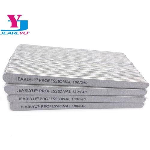 500pcs/lot Sandpaper Nail File 180/240 Double-sided Buffer Professional Manicure Pedicure Tools Vijlen Nails File Lima Wholesale