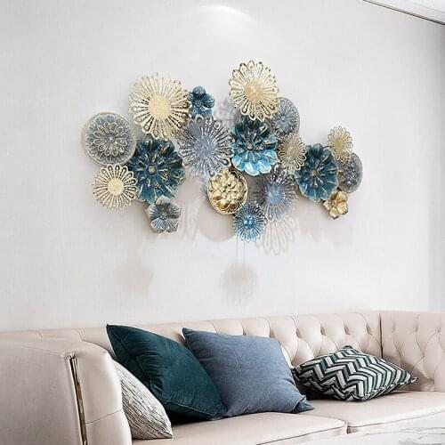 Retro wall decoration pendant European creative wrought iron wall decoration wall hanging decoration Three-dimensional