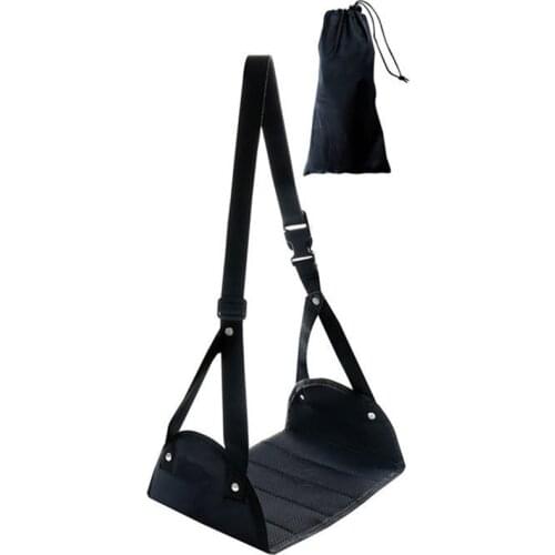 Portable Travel Airplane Footrest Hammock Memory Cotton Foot Hammock Household Office Desk Feet Rest Mats Pad Swing Bed Hammock