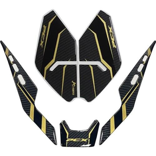 Latest For Honda PCX 125 PCX 160 2021 Side Panel Sticker Decals Motorcycle Fuel Tank Upper Side Sticker Protection Sticker Decal