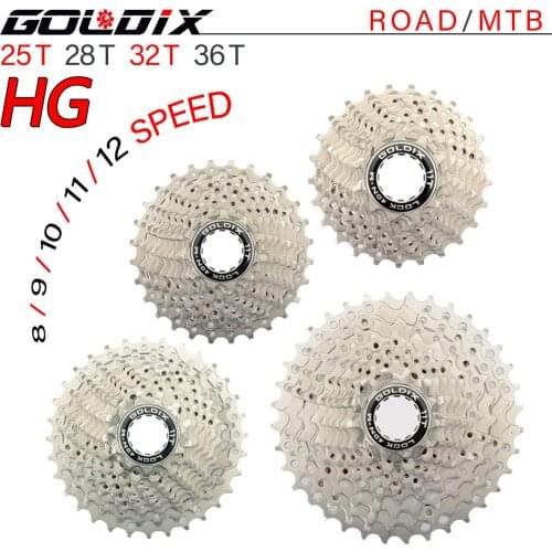 Goldix road bicycle steering wheel, Shimano SRAM without reduction pinion, 11-25 / 28 / 32 / 34 / 36t, 8 / 9 / 10 / 11S