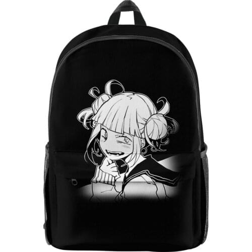 My Hero Academia Backpack for Teen Boys Girls School Bags Himiko Tog Backpacks Students Travel Anime Backpack Schoolbag