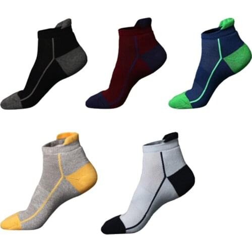 Sports Men Socks Basketball Running Protection Ankle Cushioning Shock Breathable High Performance Cotton Anti-slip Outdoor Socks