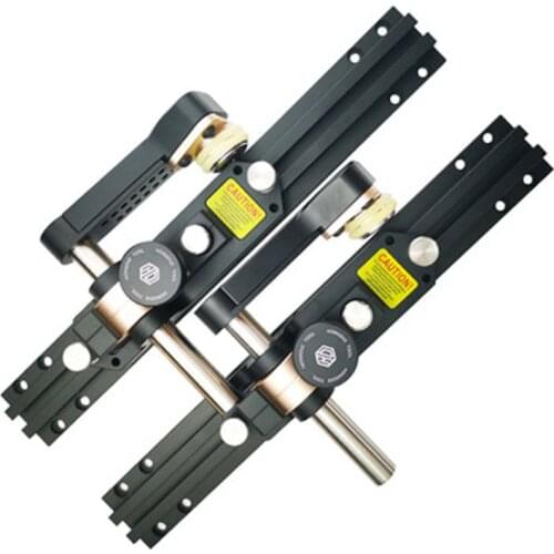 Woodworking Assembly Table Saw Clear Cut Press Stock Push Guide Table Aluminum Alloy Eccentric Swage Feeder Guider Tool