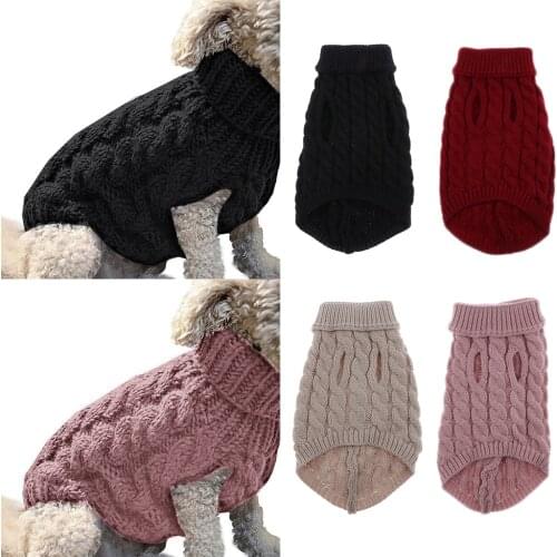 Dog Sweater Winter Knitwear Dog Knit Sweater for Small Dogs Puppy S/M/L