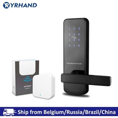 TTlock Bluetooth WiFi Security Safe Electronic Keypad RFID Keyless Smart Door Lock