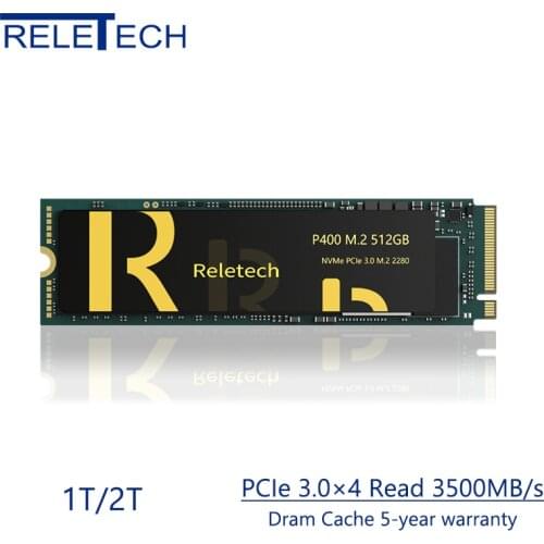 Reletech M.2 SSD 3*4 PCIe NVMe 2TB 2280 2048GB: 3670TBW Chia Coin independent cache Internal Hard Disk for Laptop Desktop
