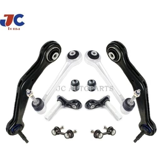 10PCS/SET Auto Parts Suspension Parts Control Arm Kit For BM W 7 E38 750i 750iL 740i Rear Ball Joint Sway Bar Link 33321090745