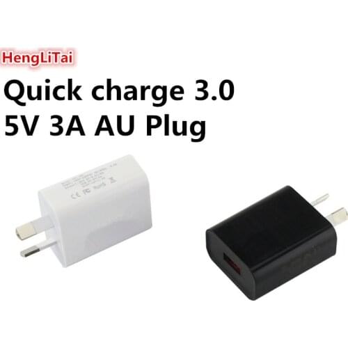 18w Quick charge 3.0 5V 3A Australia New Zealand AU Plug USB Wall Travel Charger Power 220v for iPhone Xiaomi 9v 2a