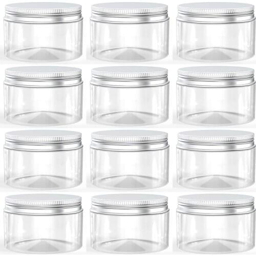 50 30 20g g g 100g 120g 150g Frasco De com Tampas de Rosca de Lata Clara Recipiente Vazio Creme Em Pote Caixa de