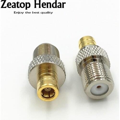 50Pcs Brass SMB Pulg Female to F Jack Female Straight F/F Coaxial Adapter Coupler Connector