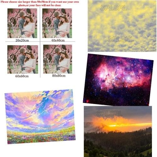 5D Diamond Painting Landscape New Product Diy Full Diamond Rainbow Cloud Home Decoration Cross Stitch Kit Can Be Customized