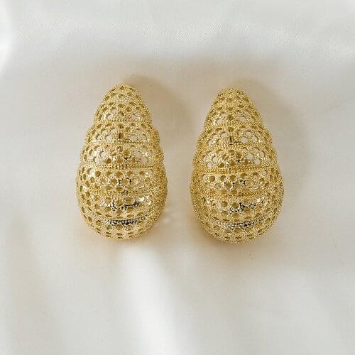 Hollow Out Exquisite Cute Style Women Earrings For Wedding Gift Party Date Attendance 2021 Spring New Arrival