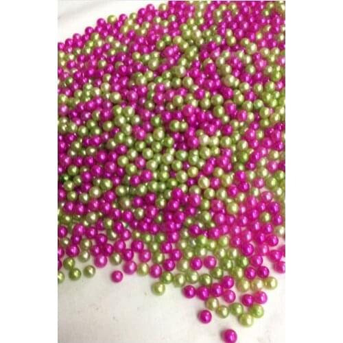 DIY Jewelry Pearl Beads 27 Colors High Quality 6-7mm Round Beauty Luster 100% Genuine Freshwater Loose Pearl Beads ColoredABH651