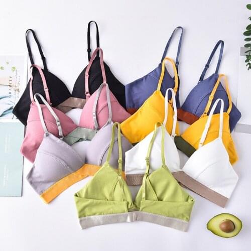 Linbaiway Sexy Bralette Women Bras Deep V Push Up Bra Backless Triangle Cup Female Bralette Lingerie Brassiere Intimates