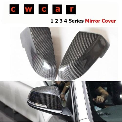 For BMW F20 F30 F31 F21 F22 F23 F32 F33 F34 X1 E84 Carbon Fiber Mirror Covers Caps 1 2 3 4 series Replace