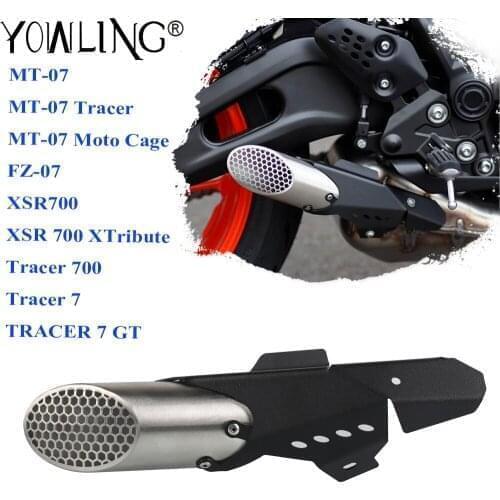 For Yamaha TRACER700 TRACER 700 2016 2017-2021 Motorcycle Style Exhaust Cover Exhaust Pipe End TRACER 7 / TRACER 7 GT 2020-2021