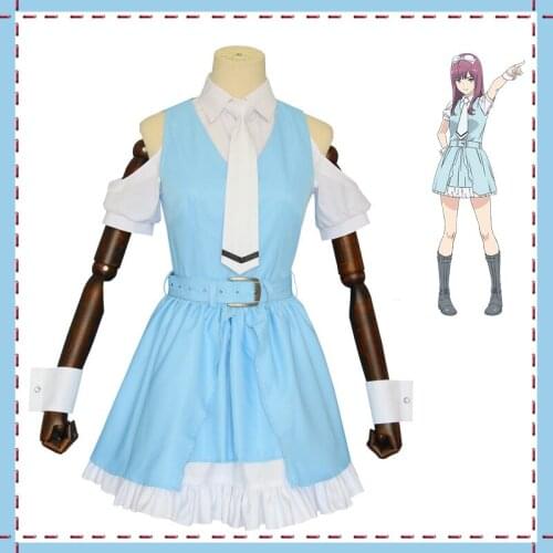 If My Favorite Pop Idol Made It To The Budokan I Would Die Ichii Maina Dress Uniform Outfit Anime Cosplay Costumes Custom Made